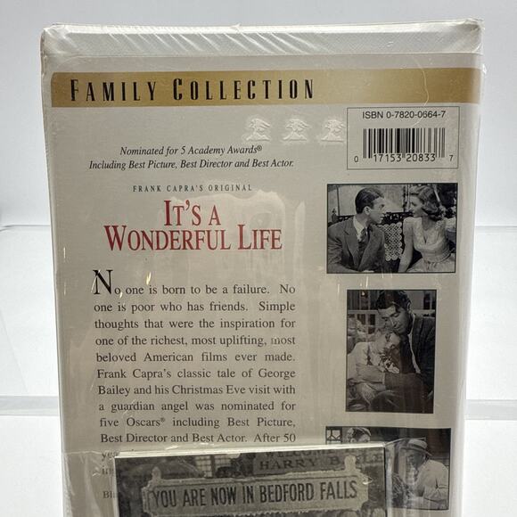Its a Wonderful Life (VHS, 1996,) NEW & Factory Sealed with Trading Cards RARE - Picture 14 of 14